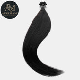 AUREMANE Flat Tip Human Hair Extensions - Velvet Espresso