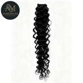 AUREMANE Genius Weft Curly Human Hair Extensions - Velvet Espresso