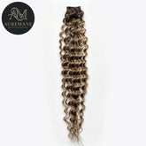 AUREMANE Genius Weft Curly Human Hair Extensions - Arctic Crystal