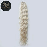 AUREMANE Genius Weft Curly Human Hair Extensions - Antique Pearl