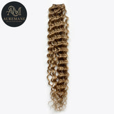 AUREMANE Genius Weft Curly Human Hair Extensions - Celestial Grey