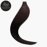 AUREMANE Tape In Human Hair Extensions - Dark Sable
