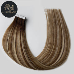 AUREMANE Tape In Human Hair Extensions - Arctic Crystal
