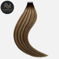 AUREMANE Tape In Human Hair Extensions - Arctic Crystal