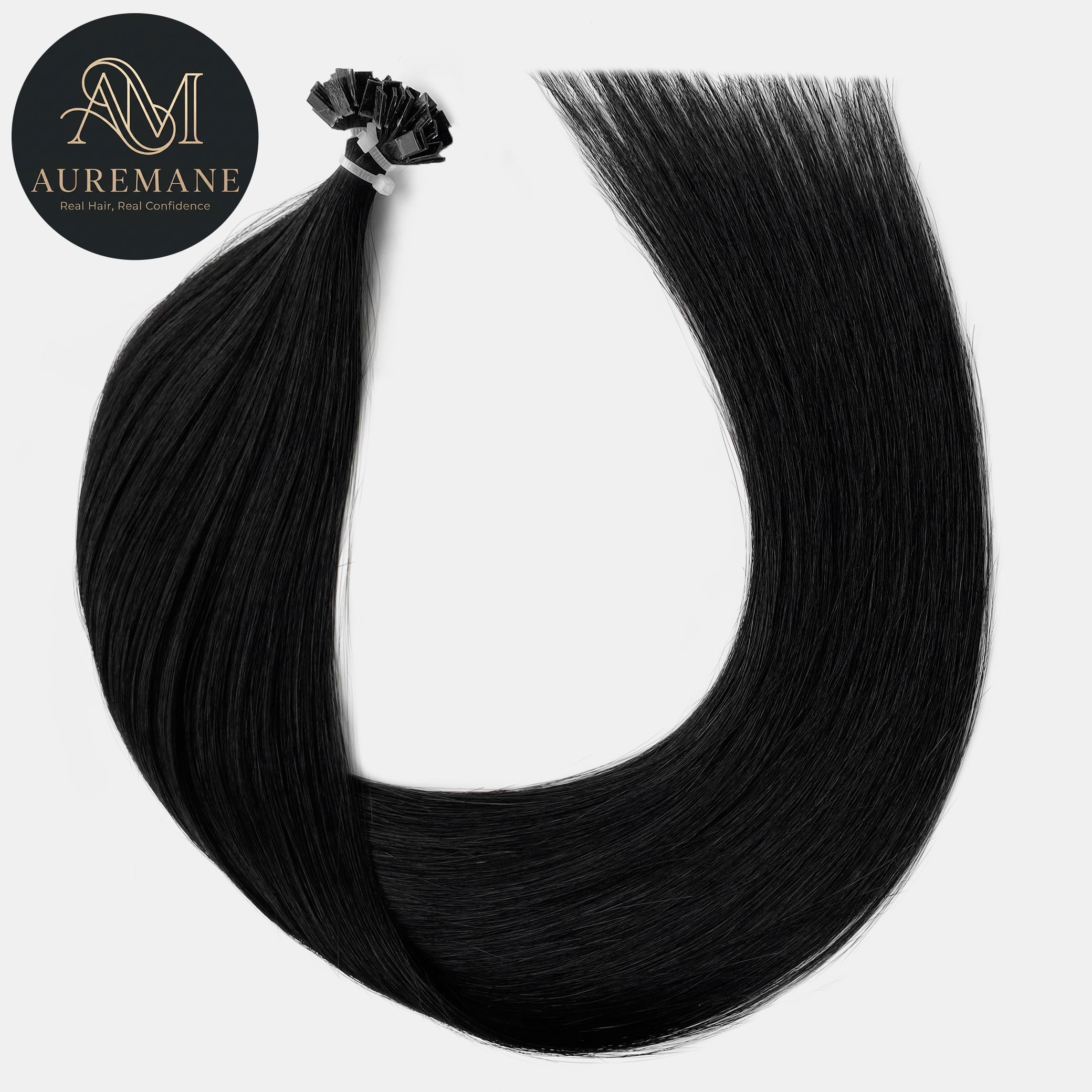 Flat Tip #Obsidian Noir Color Hair