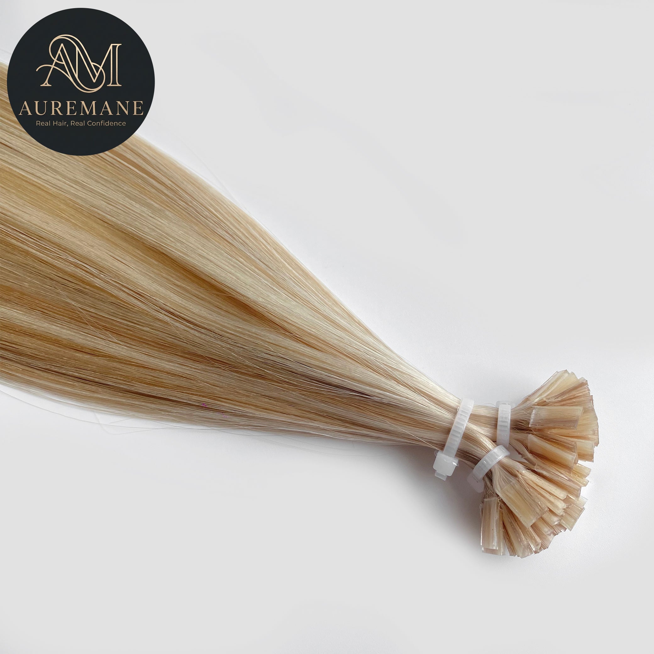 Flat Tip #Vanilla Ash Duo Color Hair