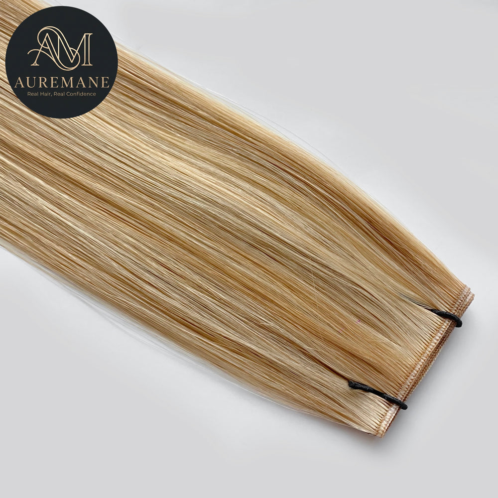 AUREMANE Genius Weft Human Hair Extensions - Sandcastle Mist
