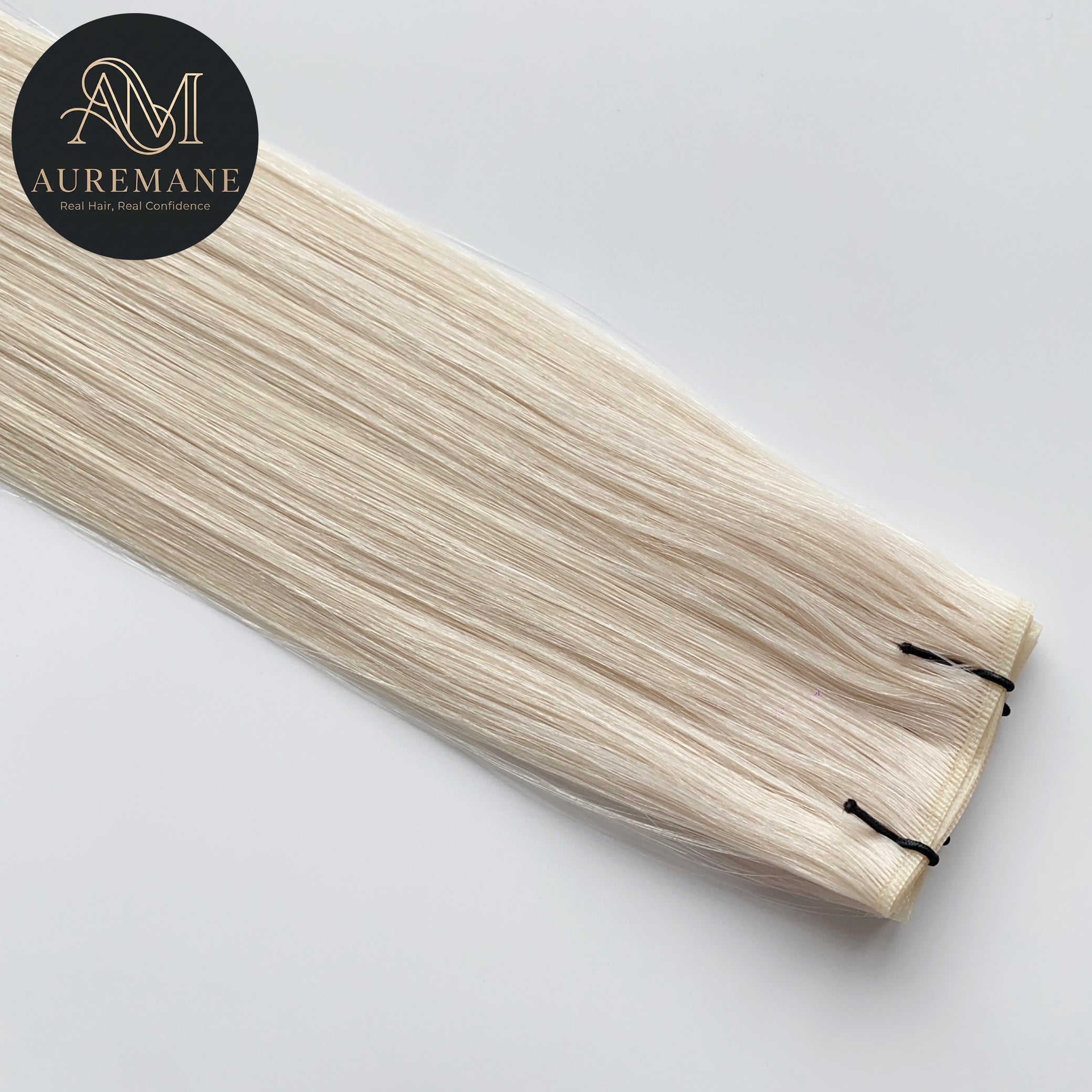 Genius Weft #Pure Snow Platinum Color Hair