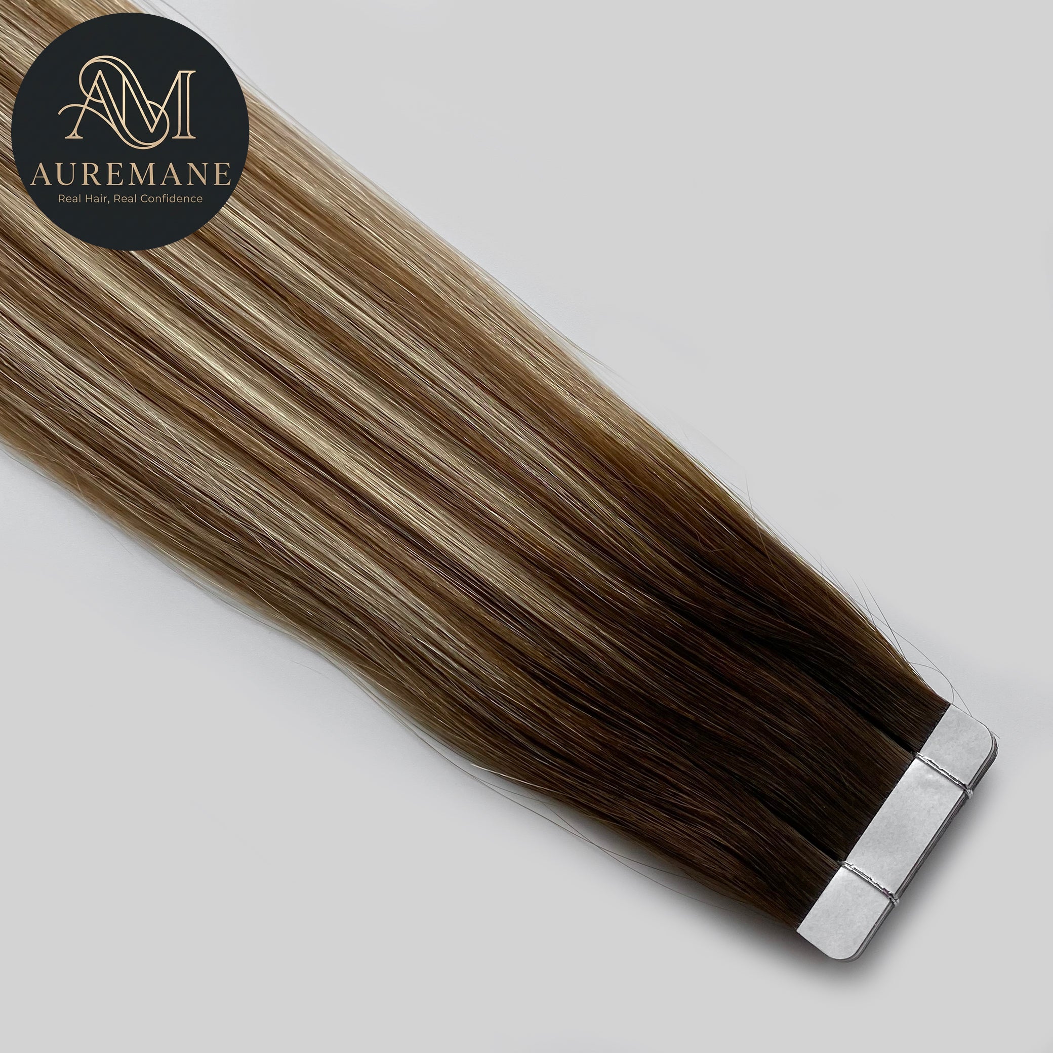 AUREMANE Tape In Human Hair Extensions - Arctic Crystal
